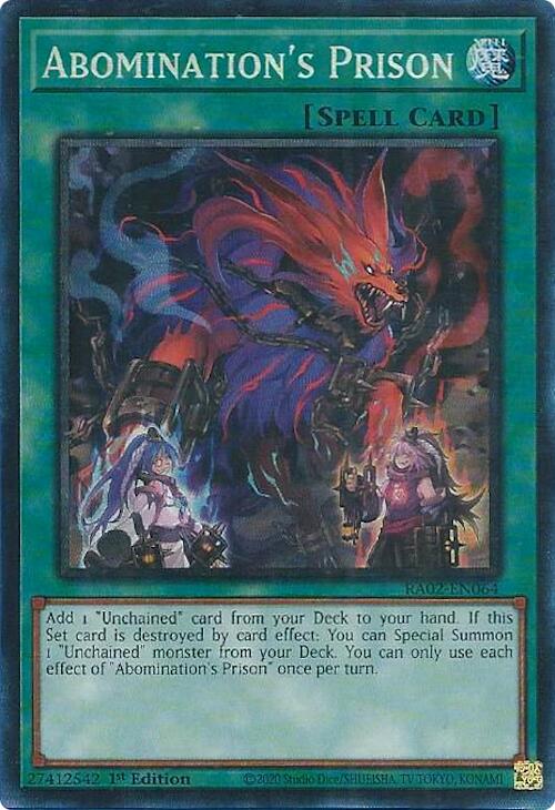 Abomination's Prison (PCR) [RA02-EN064] Prismatic Collector's Rare | Total Play