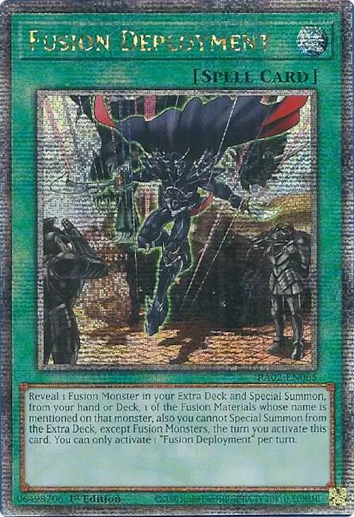 Fusion Deployment (Quarter Century Secret Rare) [RA02-EN065] Quarter Century Secret Rare | Total Play