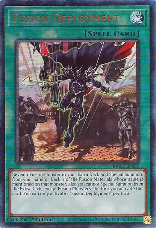 Fusion Deployment (PUR) [RA02-EN065] Prismatic Ultimate Rare | Total Play