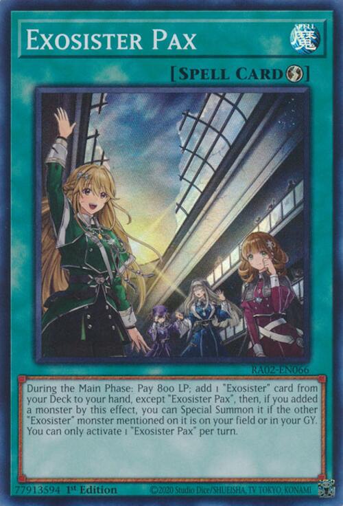 Exosister Pax [RA02-EN066] Super Rare | Total Play
