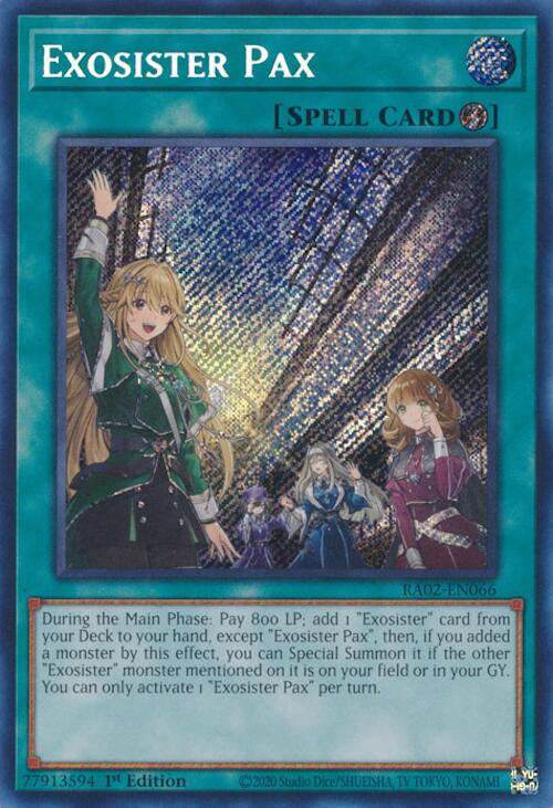 Exosister Pax (Secret Rare) [RA02-EN066] Secret Rare | Total Play