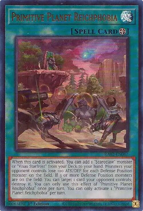 Primitive Planet Reichphobia (UR) [RA02-EN067] Ultra Rare | Total Play
