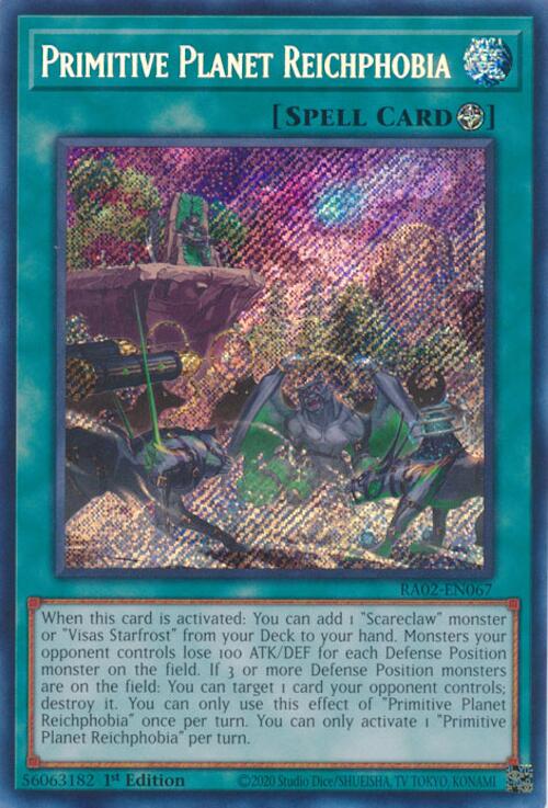 Primitive Planet Reichphobia (Secret Rare) [RA02-EN067] Secret Rare | Total Play