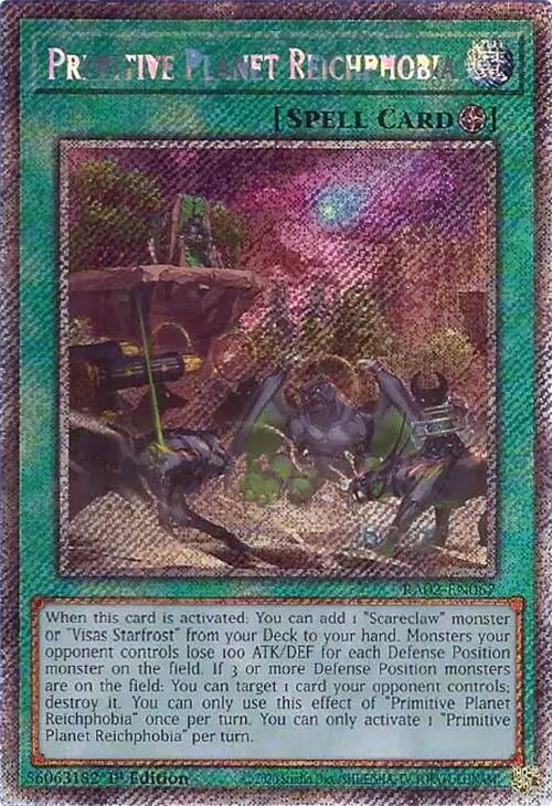 Primitive Planet Reichphobia (Platinum Secret Rare) [RA02-EN067] Platinum Secret Rare | Total Play