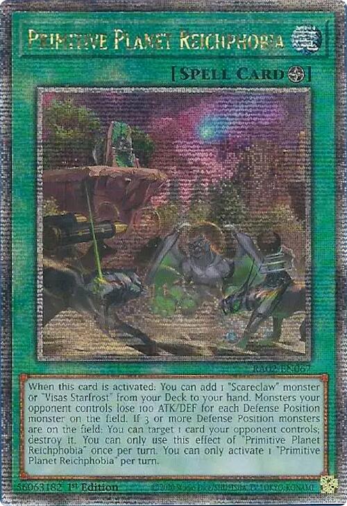 Primitive Planet Reichphobia (Quarter Century Secret Rare) [RA02-EN067] Quarter Century Secret Rare | Total Play