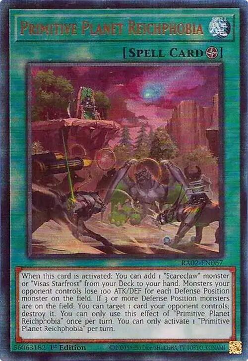 Primitive Planet Reichphobia (PUR) [RA02-EN067] Prismatic Ultimate Rare | Total Play