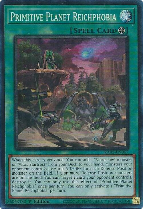 Primitive Planet Reichphobia (PCR) [RA02-EN067] Prismatic Collector's Rare | Total Play