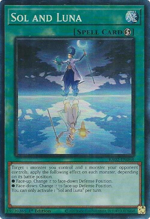 Sol and Luna (PCR) [RA02-EN068] Prismatic Collector's Rare | Total Play