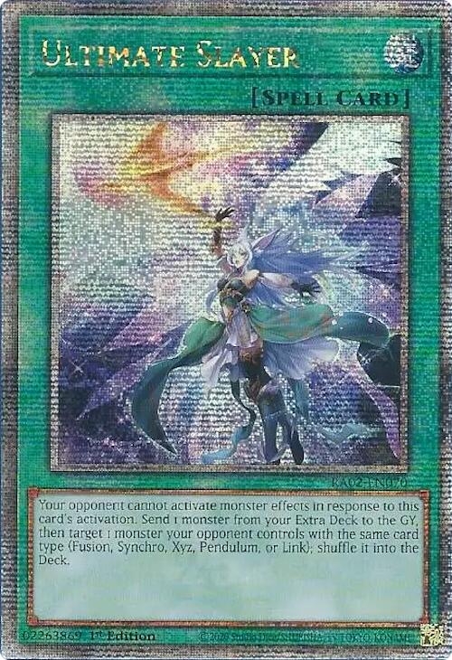 Ultimate Slayer (Quarter Century Secret Rare) [RA02-EN070] Quarter Century Secret Rare | Total Play