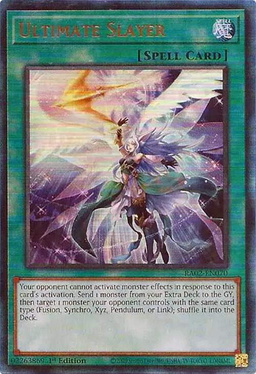 Ultimate Slayer (PUR) [RA02-EN070] Prismatic Ultimate Rare | Total Play