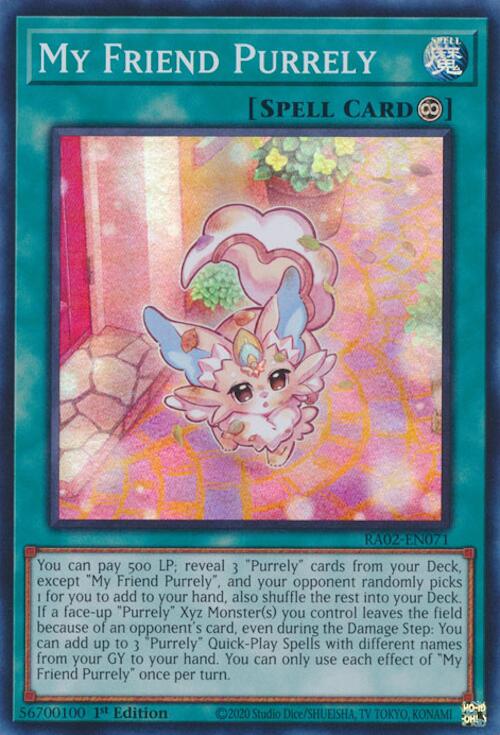 My Friend Purrely [RA02-EN071] Super Rare | Total Play