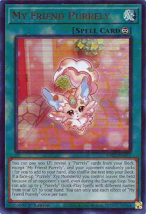 My Friend Purrely (UR) [RA02-EN071] Ultra Rare | Total Play