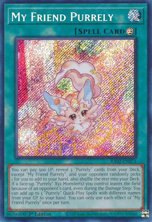 My Friend Purrely (Secret Rare) [RA02-EN071] Secret Rare | Total Play