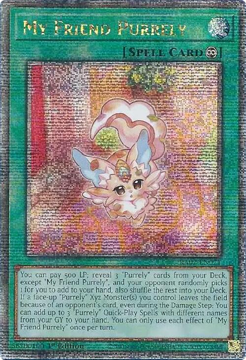 My Friend Purrely (Quarter Century Secret Rare) [RA02-EN071] Quarter Century Secret Rare | Total Play