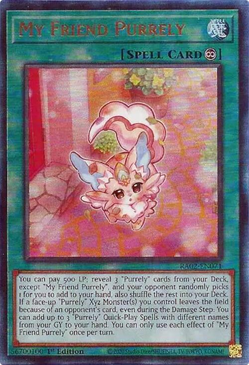 My Friend Purrely (PUR) [RA02-EN071] Prismatic Ultimate Rare | Total Play