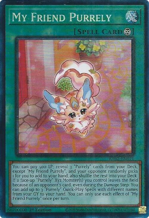 My Friend Purrely (PCR) [RA02-EN071] Prismatic Collector's Rare | Total Play