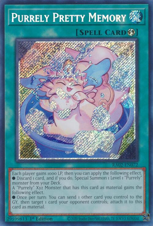 Purrely Pretty Memory (Secret Rare) [RA02-EN072] Secret Rare | Total Play
