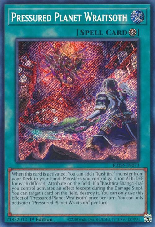 Pressured Planet Wraitsoth (Secret Rare) [RA02-EN073] Secret Rare | Total Play