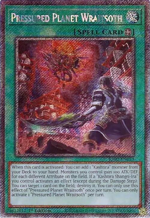 Pressured Planet Wraitsoth (Platinum Secret Rare) [RA02-EN073] Platinum Secret Rare | Total Play