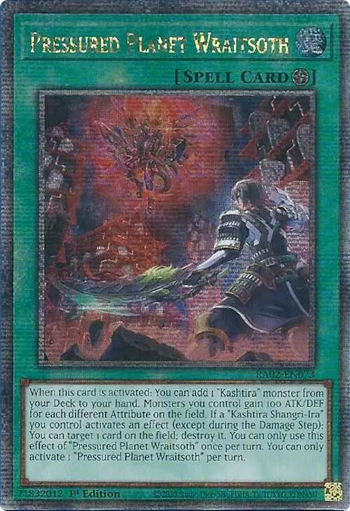 Pressured Planet Wraitsoth (Quarter Century Secret Rare) [RA02-EN073] Quarter Century Secret Rare | Total Play