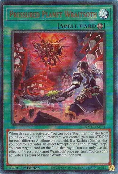 Pressured Planet Wraitsoth (PUR) [RA02-EN073] Prismatic Ultimate Rare | Total Play