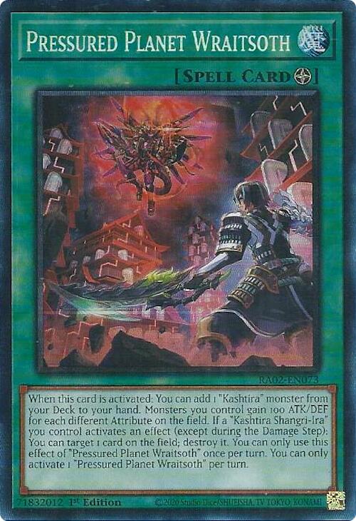 Pressured Planet Wraitsoth (PCR) [RA02-EN073] Prismatic Collector's Rare | Total Play