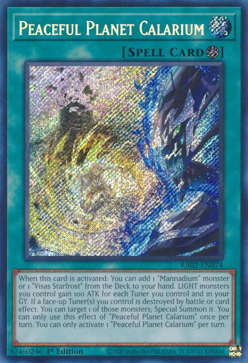 Peaceful Planet Calarium (Secret Rare) [RA02-EN074] Secret Rare | Total Play