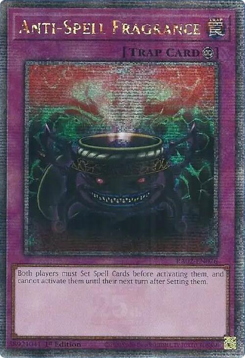 Anti-Spell Fragrance (Quarter Century Secret Rare) [RA02-EN076] Quarter Century Secret Rare | Total Play