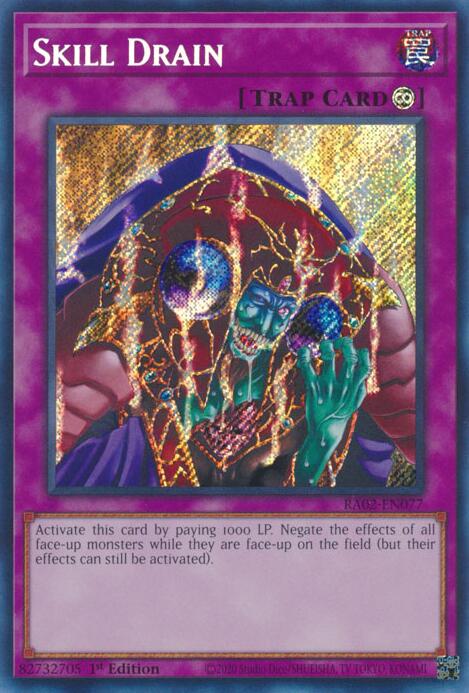 Skill Drain (Secret Rare) [RA02-EN077] Secret Rare | Total Play