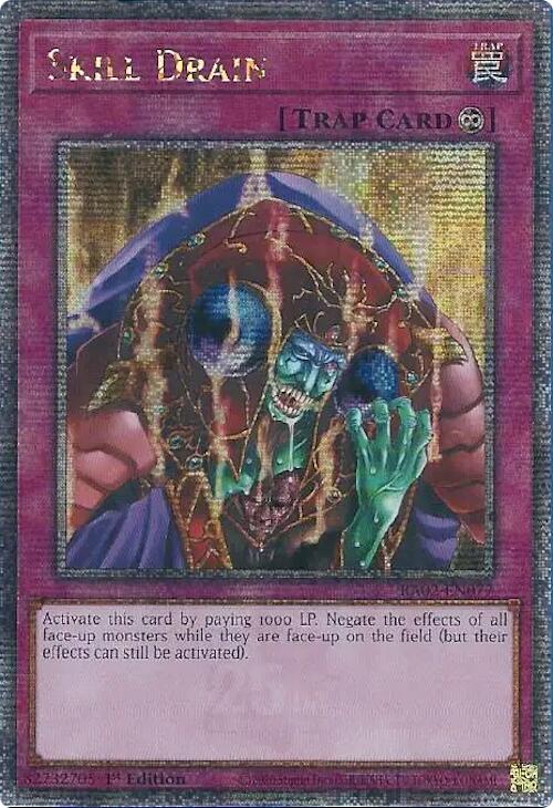 Skill Drain (Quarter Century Secret Rare) [RA02-EN077] Quarter Century Secret Rare | Total Play