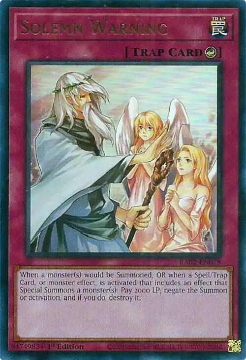 Solemn Warning (UR) [RA02-EN078] Ultra Rare | Total Play