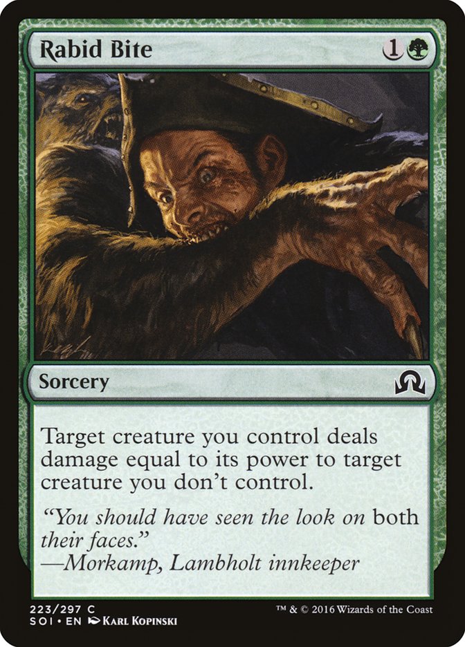 Rabid Bite [Shadows over Innistrad] | Total Play