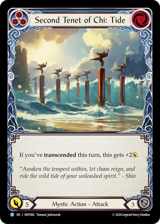 Second Tenet of Chi: Tide [MST082] (Part the Mistveil)  Rainbow Foil | Total Play