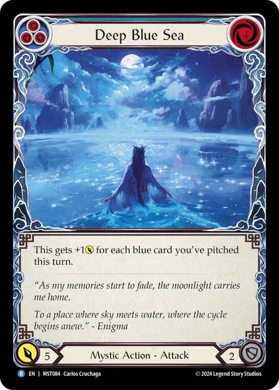 Deep Blue Sea [MST084] (Part the Mistveil)  Rainbow Foil | Total Play