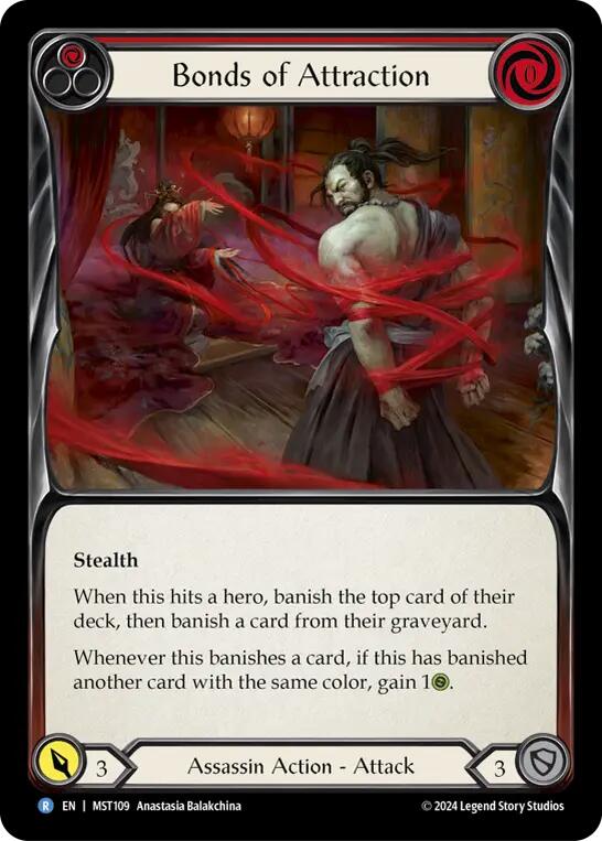 Bonds of Attraction (Red) [MST109] (Part the Mistveil)  Rainbow Foil | Total Play