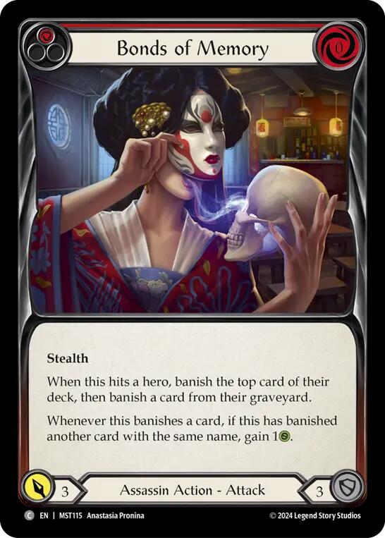 Bonds of Memory (Red) [MST115] (Part the Mistveil) | Total Play