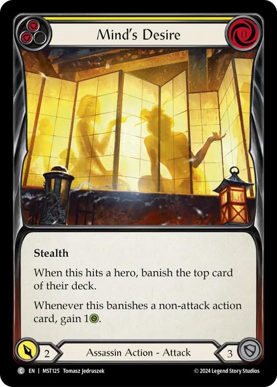 Mind's Desire (Yellow) [MST125] (Part the Mistveil) | Total Play