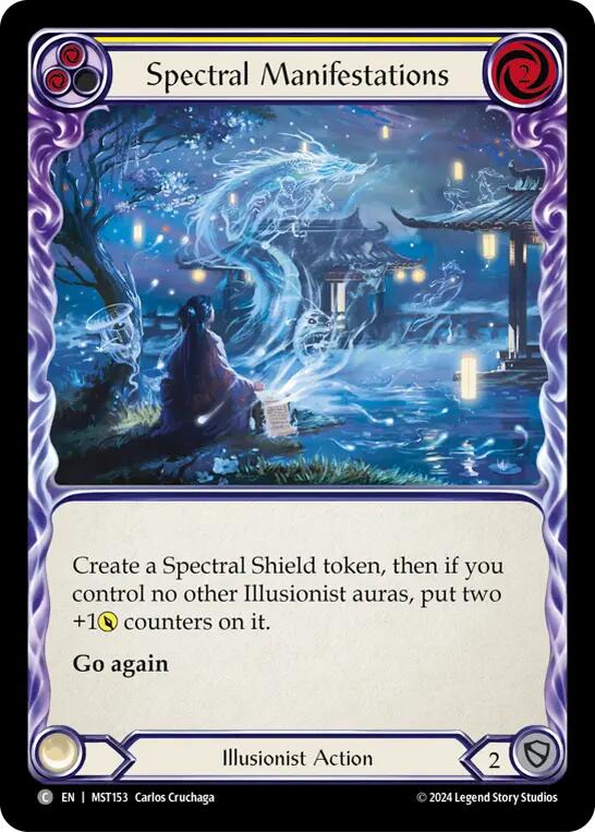 Spectral Manifestations (Yellow) [MST153] (Part the Mistveil)  Rainbow Foil | Total Play