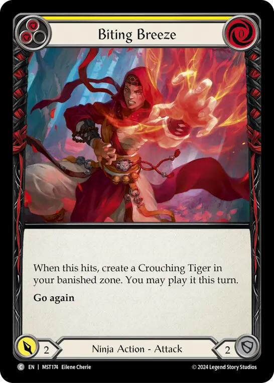 Biting Breeze (Yellow) [MST174] (Part the Mistveil) | Total Play