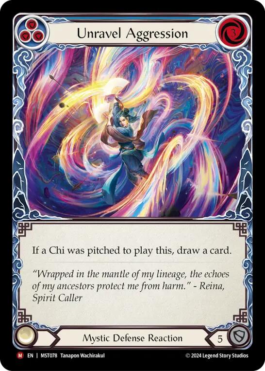 Unravel Aggression [MST078] (Part the Mistveil)  Rainbow Foil | Total Play