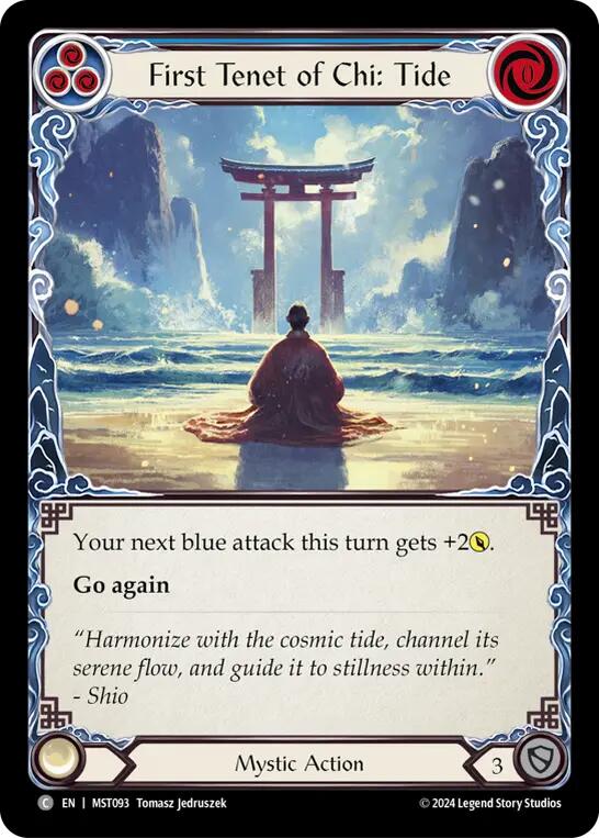 First Tenet of Chi: Tide [MST093] (Part the Mistveil)  Rainbow Foil | Total Play