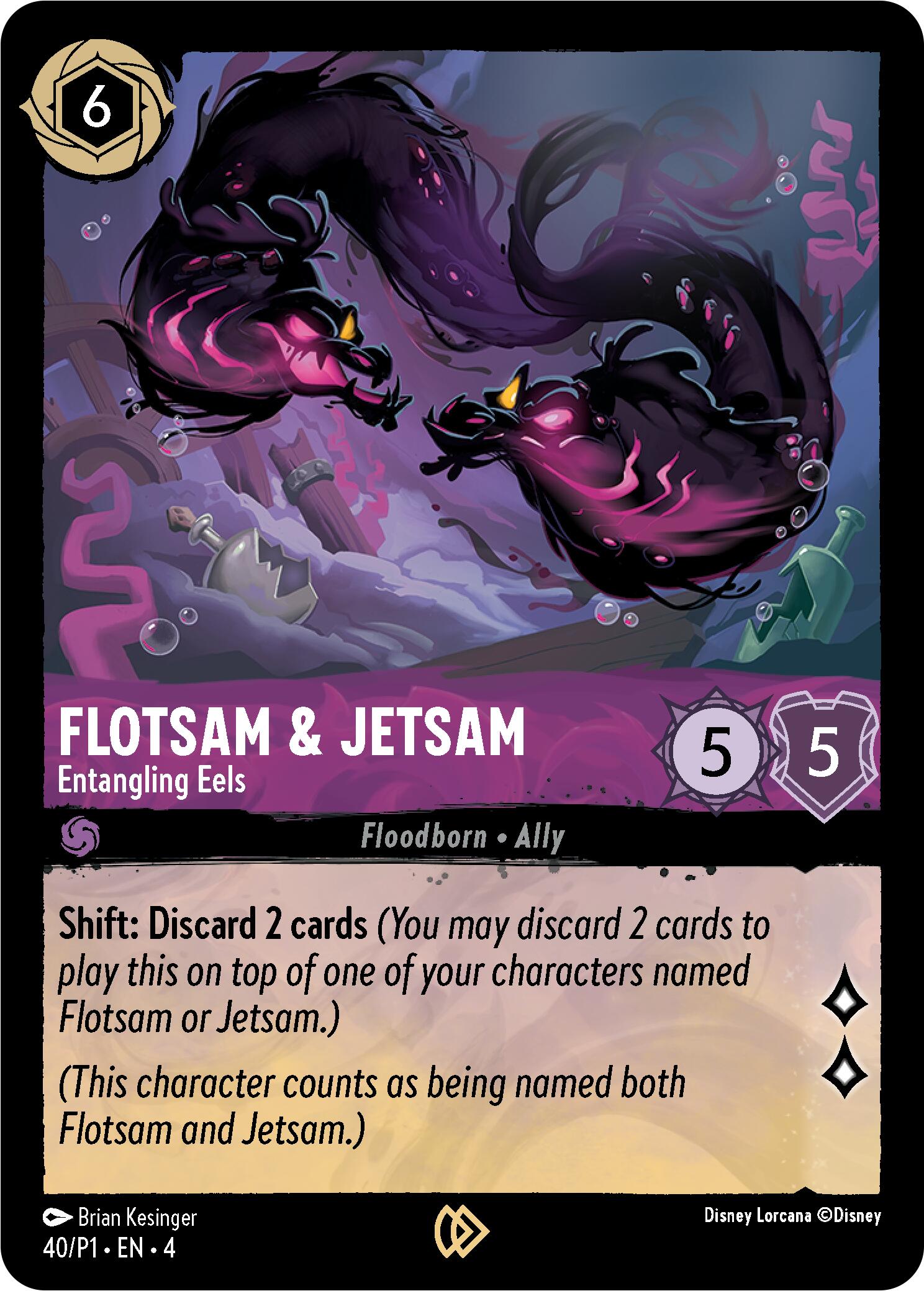 Flotsam & Jetsam - Entangling Eels (40) [Promo Cards] | Total Play