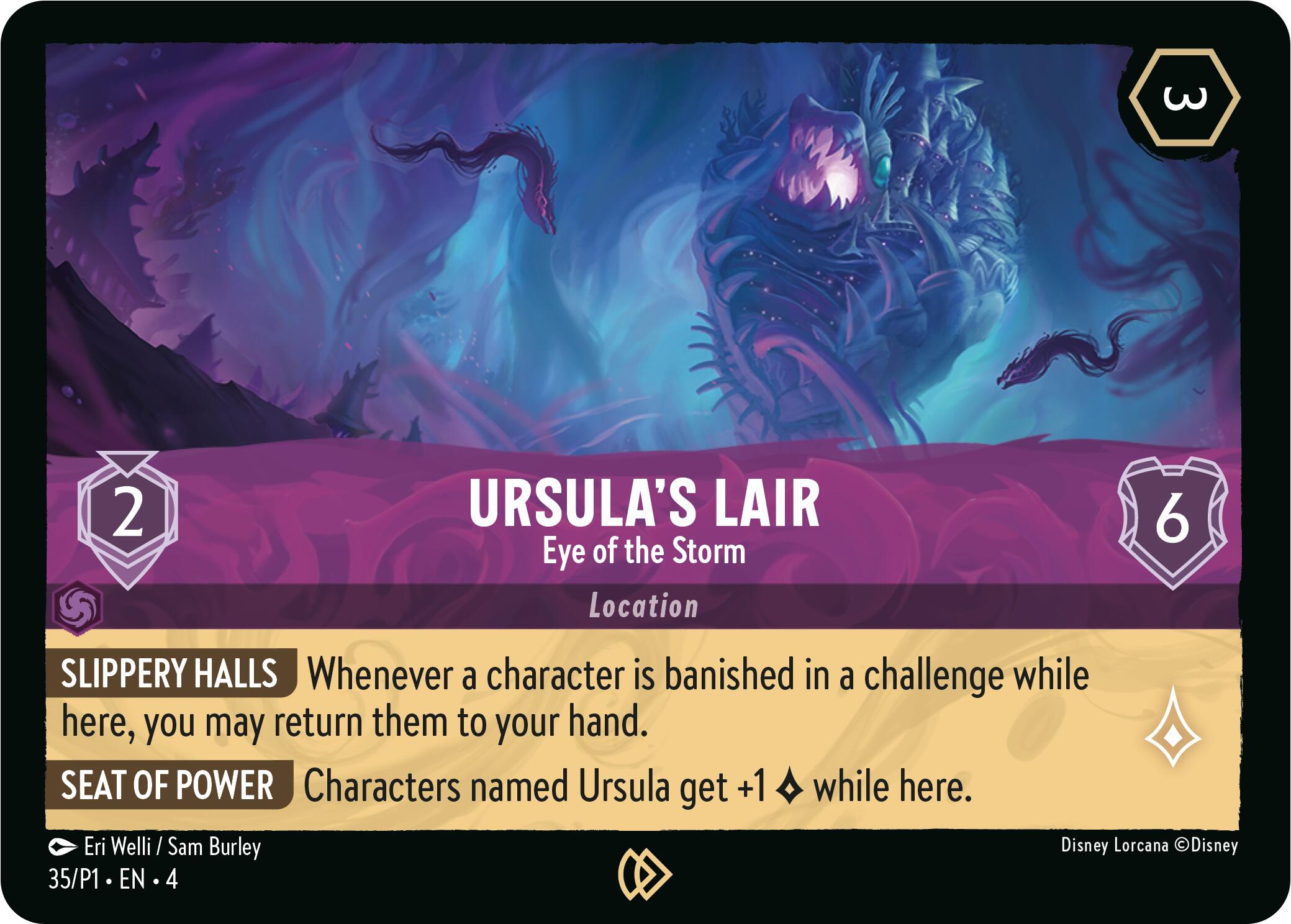 Ursula's Lair - Eye of the Storm (35) [Promo Cards] | Total Play