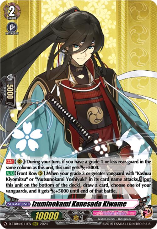 Izuminokami Kanesada Kiwame (D-TB04/011EN) [Touken Ranbu ONLINE 2023] | Total Play