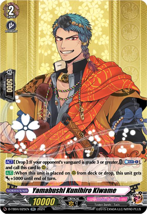 Yamabushi Kunihiro Kiwame (D-TB04/025EN) [Touken Ranbu ONLINE 2023] | Total Play