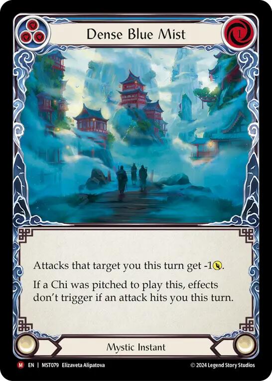 Dense Blue Mist [MST079] (Part the Mistveil)  Rainbow Foil | Total Play