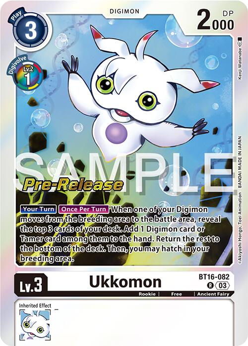 Ukkomon [BT16-082] [Beginning Observer Pre-Release Promos] | Total Play
