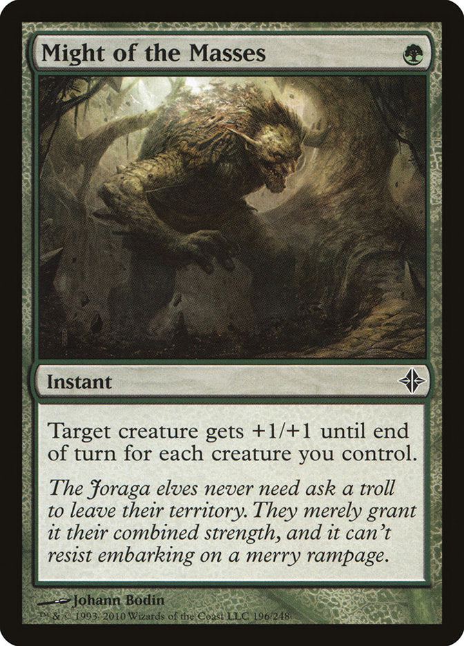Might of the Masses [Rise of the Eldrazi] | Total Play