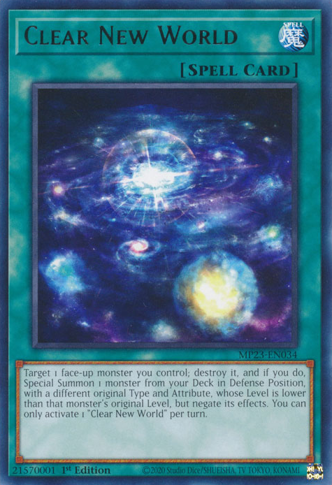 Clear New World [MP23-EN034] Rare | Total Play