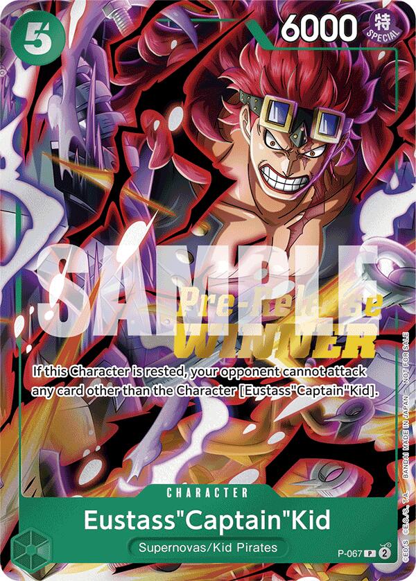 Eustass"Captain"Kid (OP-07 Pre-Release Tournament) [Winner] [One Piece Promotion Cards] | Total Play